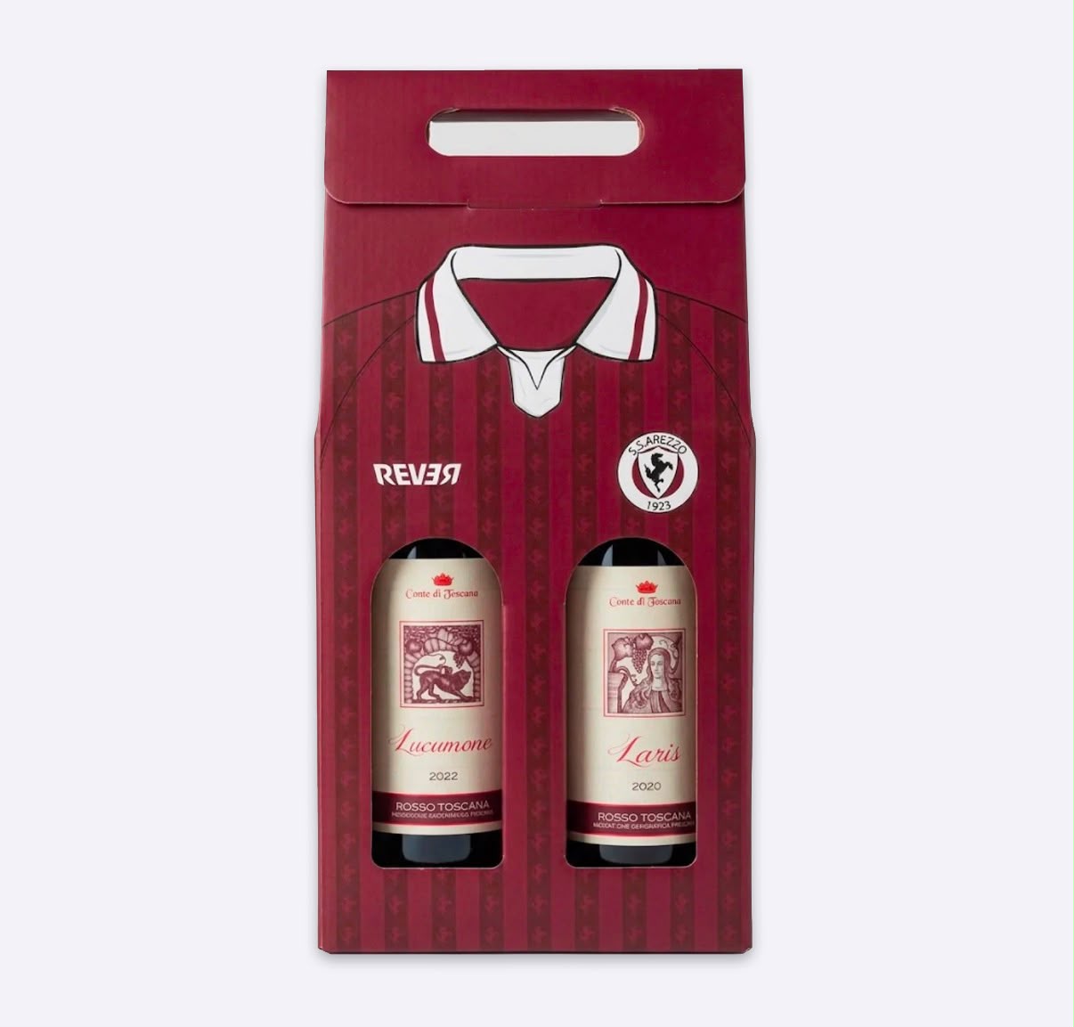 Confezione doppia di vino Toscano rosso