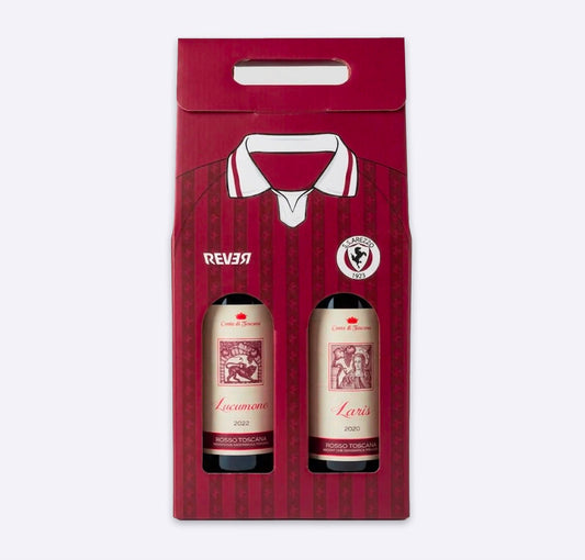 Confezione doppia di vino Toscano rosso