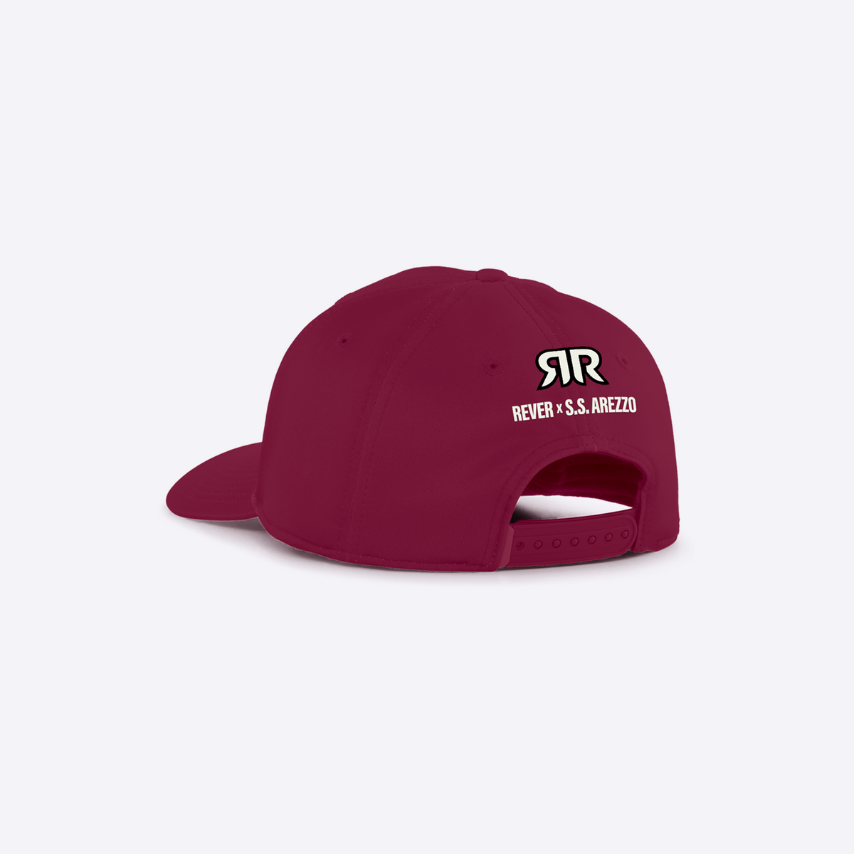 Cappello amaranto con cavallino