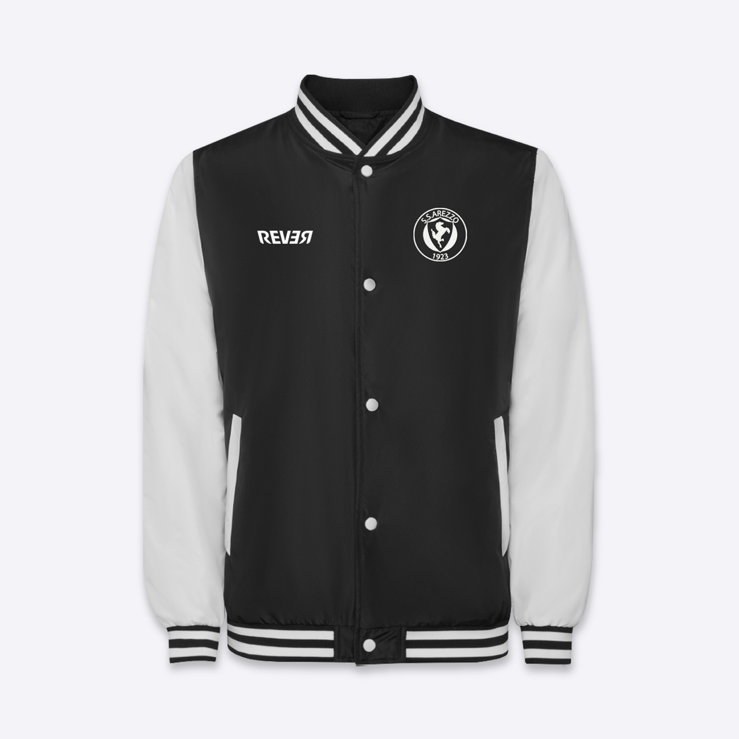 Bomber nero stile baseball