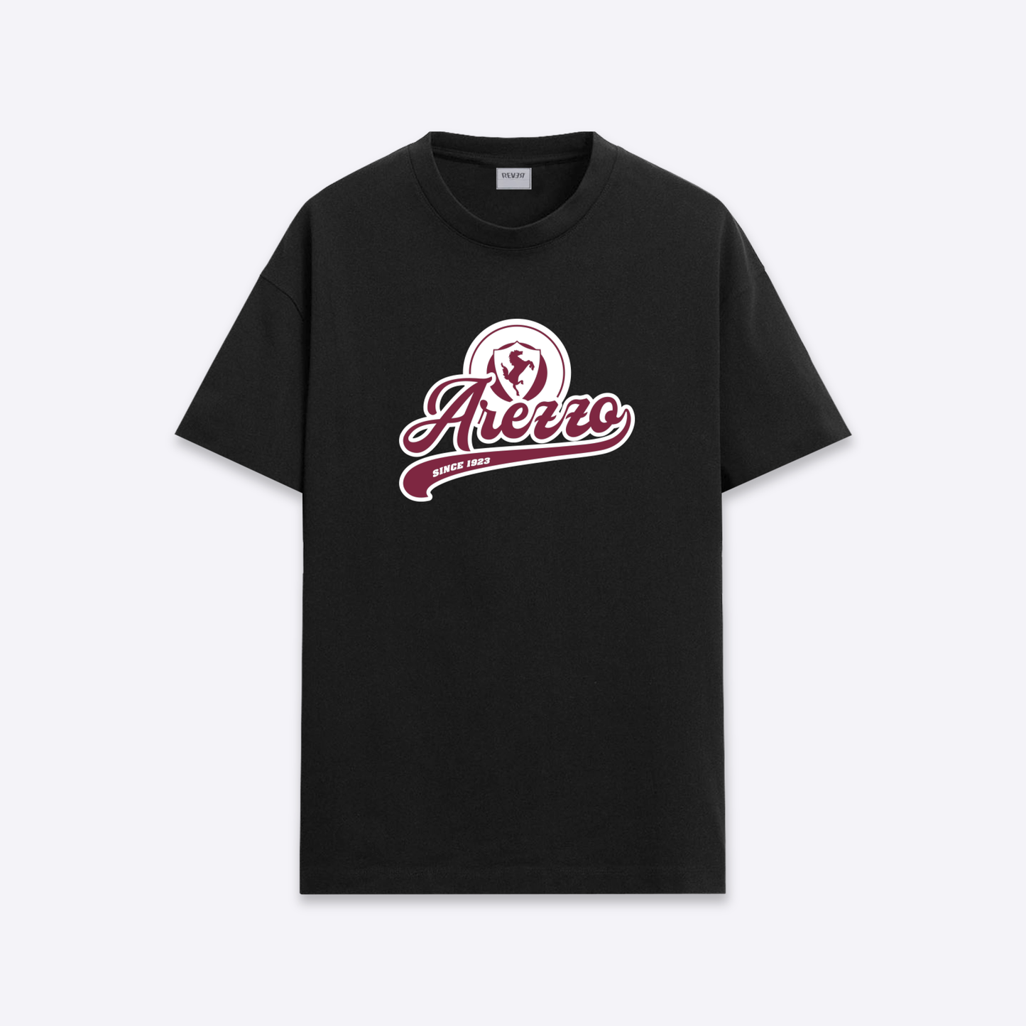 T-shirt nera Arezzo 1923