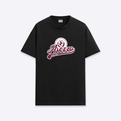 T-shirt nera Arezzo 1923