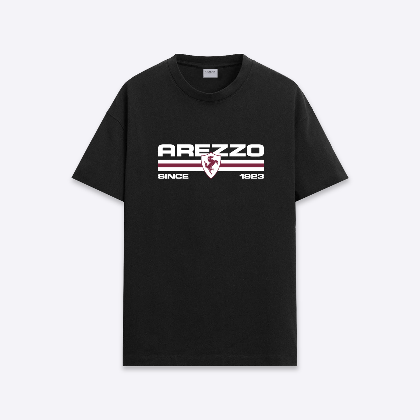 T-shirt nera Arezzo Since 1923