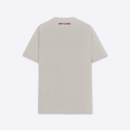 T-shirt panna con scudetto